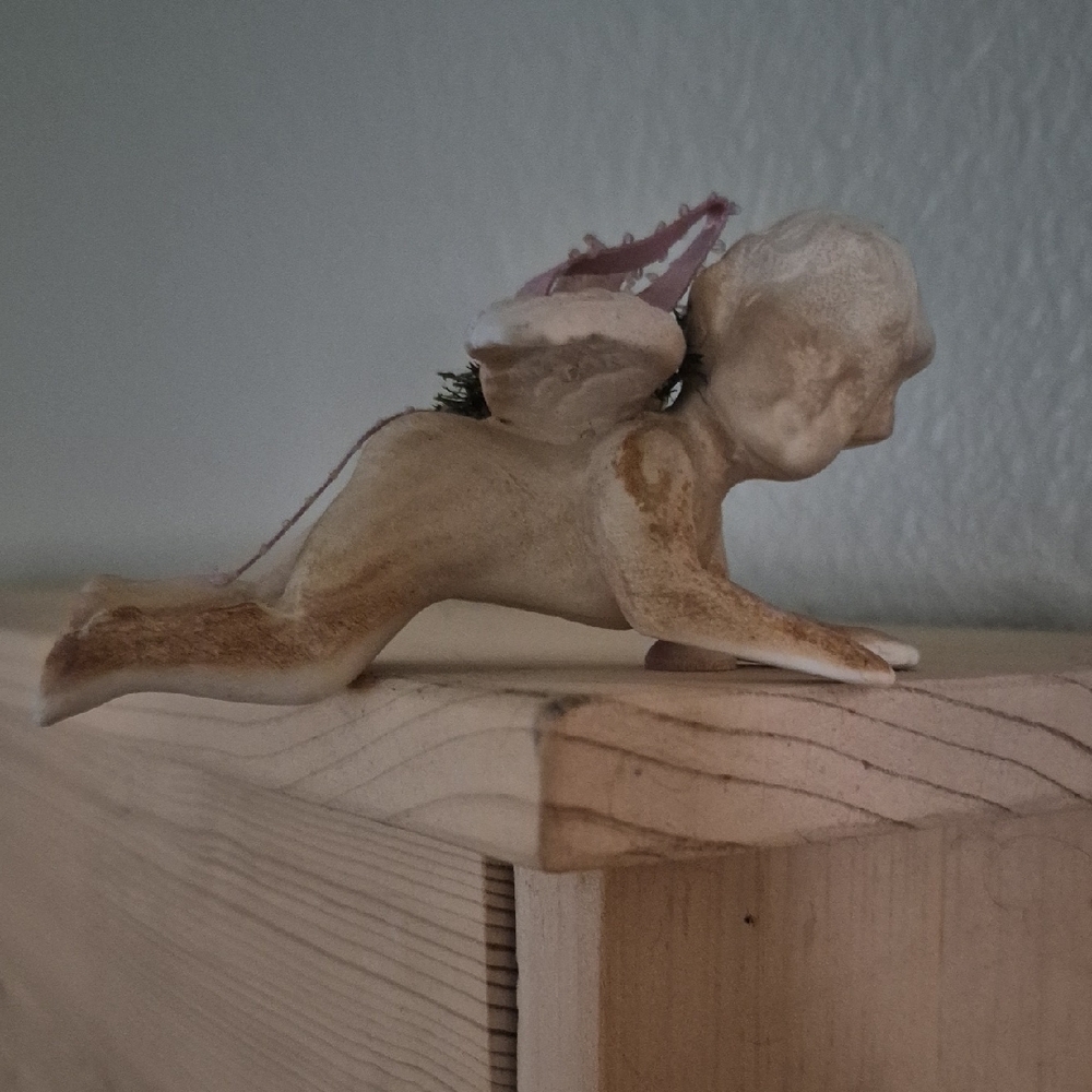 Vintage Angel Figurine with Wings